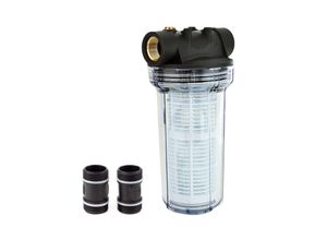 Grafner® universal Filter lang mit Einsatz geeignet für Hauswasserwerke FI10634 und Gartenpumpen