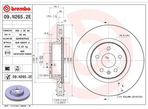 BREMBO Bremsensatz, Scheibenbremse vorne rechts