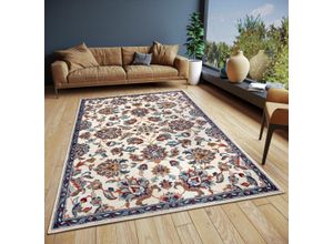 Teppich HANSE HOME "Caracci", beige (creme), B:200cm H:8mm L:280cm, Polypropylen (PP), Jute, Polyester, Teppiche, Läufer, Orientalisch, Kurzflor, Wohnzimmer, Schlafzimmer, Esszimmer
