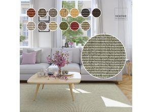 Sisalteppich DEKOWE "Mara S2 mit Bordüre Spezial", beige (beige mix), B:200cm H:5mm L:250cm, Sisal, Teppiche, 100% Sisal, auch als Läufer, Wohnzimmer