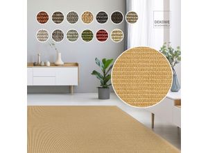 Sisalteppich DEKOWE "Mara S2 mit Bordüre Spezial", beige (natur), B:67cm H:5mm L:250cm, Sisal, Teppiche, 100% Sisal, auch als Läufer, Wohnzimmer