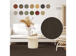 Sisalteppich DEKOWE "Mara S2 mit Bordüre Spezial", braun (mocca), B:160cm H:5mm L:200cm, Sisal, Teppiche, 100% Sisal, auch als Läufer, Wohnzimmer