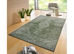 Teppich HANSE HOME "Meridional", grün, B:235cm H:9mm L:320cm, Polypropylen (PP), Teppiche, Orientalisch, Orient, Kurzflor, Wohnzimmer, Schlafzimmer, Vintage