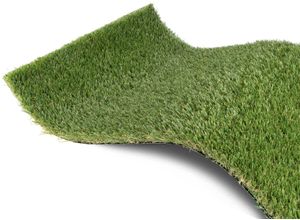 Kunstrasen "MIDSOMMAR, Made in Netherlands", grün, B:200cm H:40mm L:400cm, Polyethylen (PE), PRIMAFLOR-IDEEN IN TEXTIL, Teppiche, realistische Optik, mit Drainagefunktion, ideal für Balkon & Terrasse