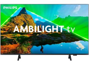 PHILIPS LED-Fernseher, E (A-G), schwarz, 85, Fernseher, Topseller