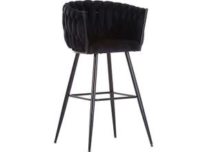 Barhocker GUTMANN FACTORY, schwarz, H:106cm