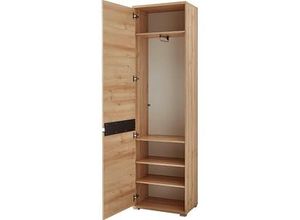 GERMANIA Garderobenschrank Lissabon, 3476-228 edelbuche 4 Fachböden 54,0 x 40,0 x 200,0 cm