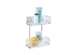 WENKO Quadro Duschregal Edelstahl, rostfrei