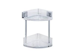WENKO Quadro Duschregal Edelstahl, rostfrei