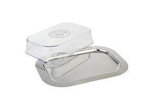 Produktbild APS Tablett mit Deckel FINESSE silber rechteckig 31,0 x 42,0 cm