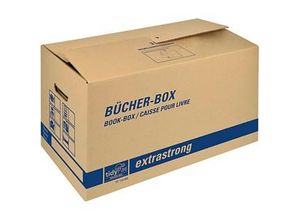 5 tidyPac® Umzugskartons Bücher-Box 58,0 x 30,0 x 33,5 cm