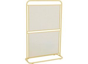 Outdoor Sichtschutz-Stellwand Divido gelb 80,0 x 124,0 cm
