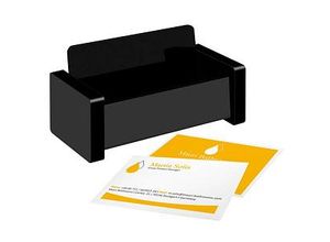 Produktbild WEDO Visitenkartenhalter Black Office schwarz