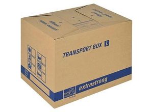 10 tidyPac® Umzugskartons Transport Box L 50,5 x 35,5 x 37,0 cm