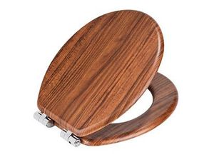 WENKO WC-Sitz mit Absenkautomatik Chestnut braun