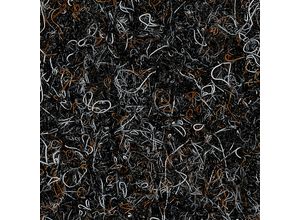 Teppichboden BODENMEISTER "Nadelfilz Bodenbelag Merlin, Made in Netherlands", schwarz (schwarz braun), B:200cm H:5,2mm L:650cm, Polypropylen, Teppiche, Auslegware Nadelvlies, meliert, strapazierfähig, Breite 200/400 cm