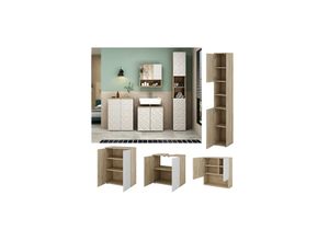 Vicco Badmöbel-Set Badezimmer-Möbel Bad-Schrank Edge