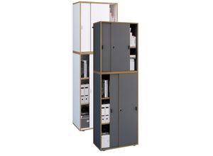 VCM Holz Büroschrank Ordner Aktenschrank