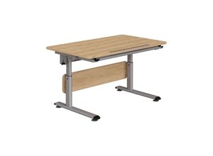 Paidi Jugendschreibtisch , Silber, Eiche
