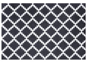 Fußmatte HANSE HOME "Elegance, Türmatte" Gr. 15, schwarz, B:50cm H:7mm L:70cm, Kunstfaser, Teppiche, Schmutzfangmatte, Innen und Außen, Rutschfest, Wetterfest, Türmatte