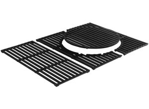 Grillrost ENDERS "SWITCH GRID", schwarz, B:33cm H:2cm L:50,5cm, Gusseisen, Grillroste, für Gasgrill Brooklyn Next 3 und San Diego Next 3