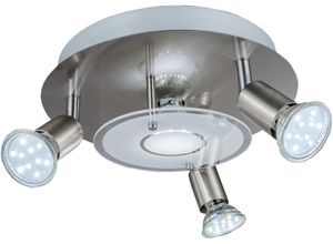 B.K.LICHT LED Deckenstrahler, silber (silberfarben),