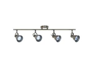 SPOT LIGHT Deckenleuchte "Pax", silber (silberfarben), H: 20,00cm, Lampen, Deckenleuchte aus Metall für den Flur, Wohn- und Essbereich, Deckenspot Deckenstrahler
