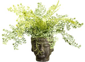 Kunstpflanze CREATIV GREEN "Adianthumbusch", grün, H:35cm, Kunstpflanzen, im außergewöhnlichen Gefäß