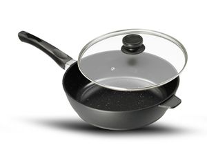 Bratpfanne KING, grau (anthrazit), Ø:24cm,
