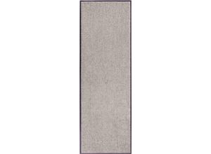 Fußmatte MY HOME "Clean & Walk" Gr. 60, grau (taupe), B:40cm H:7mm L:60cm, Polyamid, Teppiche, Schmutzfangmatte, Türmatte, In- und Outdoor, Teppich, Läufer, waschbar