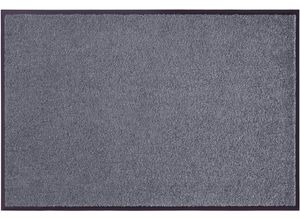 Fußmatte MY HOME "Clean & Walk" Gr. 60, grau, B:40cm H:7mm L:60cm, Polyamid, Teppiche, Schmutzfangmatte, Türmatte, In- und Outdoor, Teppich, Läufer, waschbar