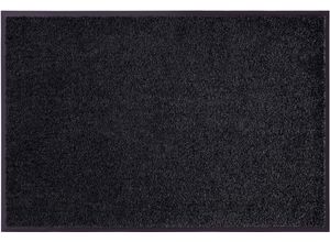 Fußmatte MY HOME "Clean & Walk" Gr. 63, schwarz, B:40cm H:7mm L:60cm, Polyamid, Teppiche, Schmutzfangmatte, Türmatte, In- und Outdoor, Teppich, Läufer, waschbar