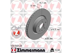 ZIMMERMANN Bremsscheibe vorne rechts links