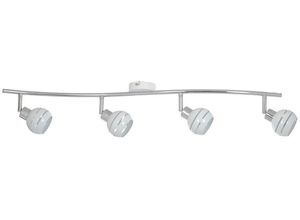 SPOT LIGHT Deckenleuchte "Selma", silber (silberfarben), H: 17,00cm, Lampen, Deckenleuchte aus Metall für den Flur, Wohn- und Essbereich, Deckenspot Deckenstrahler