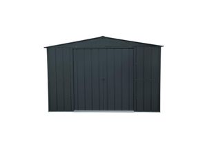 Duramax Metall Gartenhaus 321x233 Geräteschuppen Garten Gerätehaus Schiebetür, H. 209 x B. 321 x T. 233 cm, Metall