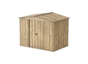 Duramax Metall Gartenhaus 262x174 Geräteschuppen Garten Gerätehaus Schiebetür, H. 205 x B. 262 x T. 174 cm, Metall