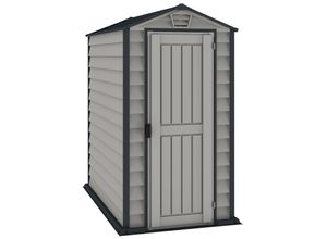 Duramax Kunststoff Gartenhaus 104x180 Geräteschuppen Garten Gerätehaus Drehtür, H. 192 x B. 104 x T. 180 cm