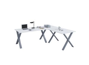 VCM VCM Holz Schreibtisch Eckschreibtisch