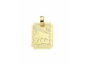 Ketten-Anhänger ADELIA´S "Damen & Herren 333 Gold Sternzeichen Anhänger Stier", gold, Schmuckanhänger, Damen, Damen, Stier, Gelbgold 333-Gold, Gelbgold 333, Gold, Goldschmuck für Damen & Herren