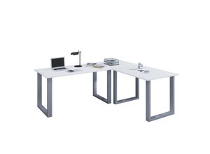 VCM VCM Holz Schreibtisch Eckschreibtisch