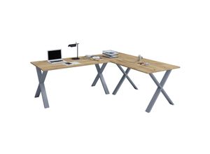 VCM VCM Holz Schreibtisch Eckschreibtisch