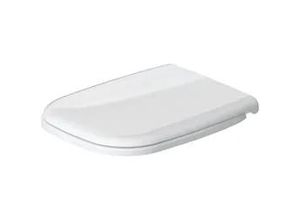 Duravit D-Code WC-Sitz Weiß Hochglanz 360x40x430mm, ohne Absenkautomatik, Edelstahl-Scharniere 0067310000