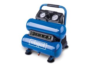 Kompressor SCHEPPACH "»HC10-Twin«", blau (baumarkt), B:34cm H:40,5cm L:37,5cm, Kompressoren
