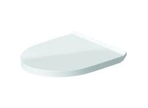 Duravit No.1 WC-Sitz D-shaped Weiß Hochglanz, 373x43x430mm, mit Absenkautomatik, Sitzgarnitur abnehmbar, überlappend 0020790000