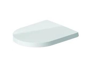 Duravit ME by Starck WC-Sitz Weiß Hochglanz, 374x40x458mm, mit Absenkautomatik, Sitzgarnitur abnehmbar, überlappend 0020090000