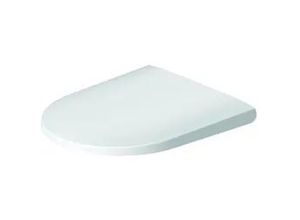Duravit D-Neo WC-Sitz D-shaped Weiß Hochglanz, 376x43x441mm, mit Absenkautomatik, Sitzgarnitur abnehmbar, überlappend 0021690000