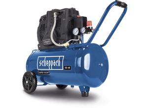 Kompressor SCHEPPACH "HC51Si – Super Silent", blau, B:39cm H:67,5cm L:88cm, Kompressoren, 1500W, 300l/min, 230V/50Hz, ölfrei