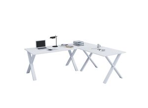 VCM VCM Holz Schreibtisch Eckschreibtisch