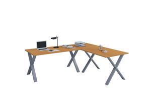 VCM VCM Holz Schreibtisch Eckschreibtisch