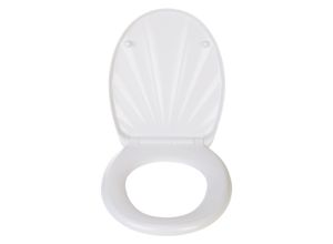LIVARNO home Duroplast-WC-Sitz, im Muschel-Design